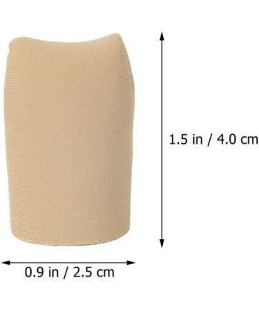 Silicone Toe Protectors - 2pcs Toe Caps for Blisters, Calluses, and Cushioning - Toe Guards for Feet - Toe Sleeves 2.5x4cm - Buy Online on GoSupps.com