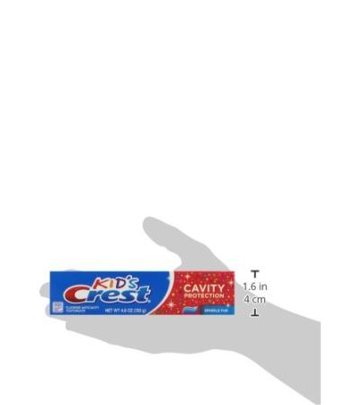 Crest Kids Fluoride Anticavity Toothpaste Sparkle Fun 4.6 oz - Fun Kids Oral Care - Buy Online on GoSupps.com