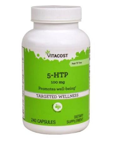 Vitacost 5-HTP - 100 mg - 240 Capsules
