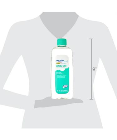 Equate Baby Hypoallergenic Oil with Aloe Vera & Vitamin E - 20 fl oz | Safe for Sensitive Skin | International Shipping Available - Buy Online on GoSupps.com