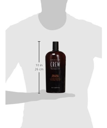 AMERICAN CREW Firm Hold Styling Gel 33.8 Oz with Pump - Natural Finish - 1 Pack - Buy Online on GoSupps.com