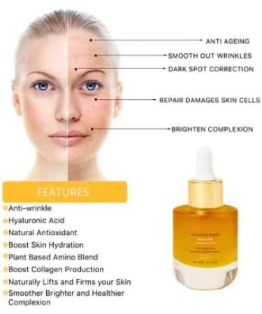 Pedia Advanced Collagen Boost Anti-Aging Serum - Hyaluronic Acid & Vitamin C for All Skin Types - 2 Pack - Buy Online on GoSupps.com