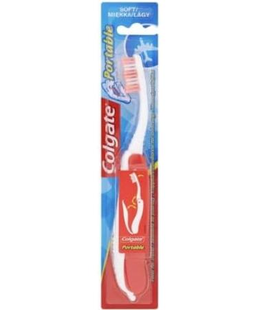 3-Pack Colgate Portable Folding Soft Toothbrushes & 50-Pack Dental Floss Sticks - Travel Essential Set - Buy Online on GoSupps.com
