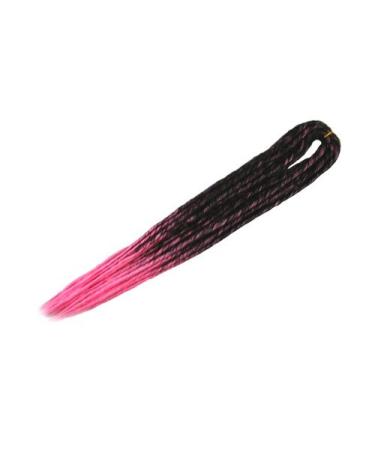 Elysee Star Dreads Black Peach Pink Transitional Dreadlocks Double Ended Synthetic Dread