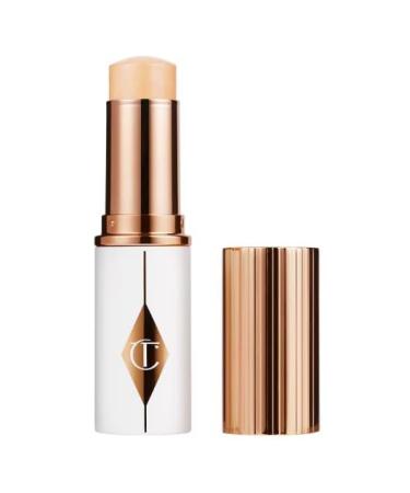Charlotte Tilbury Original | Unreal Skin Sheer Glow Tint Moisturizing Foundation Stick | 9g | by BELLA (3 x FAIR, 9 Grams (Pack of 1)
