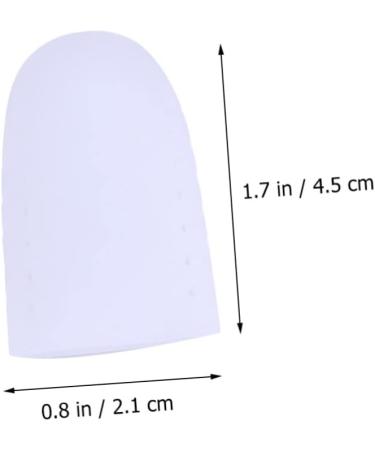 Hemoton Silicone Toe Sleeves - 2 Pairs, Breathable Big Toe Protectors for High Heels - White Size 2 - Buy Online on GoSupps.com