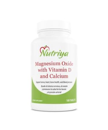 Nutriya Magnesium Oxide with Vitamin D3 and Oyster Calcium