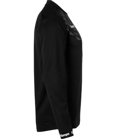 Kempa Men's Wave 26 Longsleeve Sports Shirt - Boys Long-Sleeve Sweater in Black/Anthracite Size M EU - International Shipping Available - Buy Online on GoSupps.com