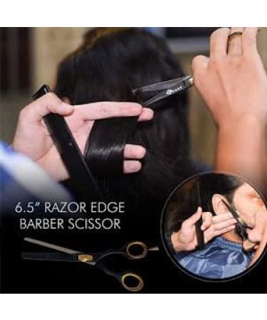 YSCARE Professional Stainless Steel Hair Cutting Scissors - 6.5 Inch for Salon Barbers, Men, Women, Children & Adults - Buy Online on GoSupps.com