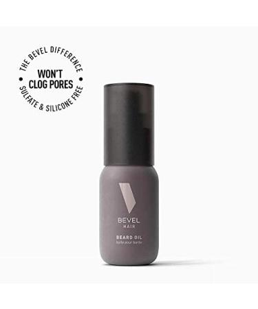 Bevel Beard Oil for Men - Jojoba and Argan Oil Blend for Moisturizing, Shiny, and Healthy Beard - 1 oz - Buy Online on GoSupps.com