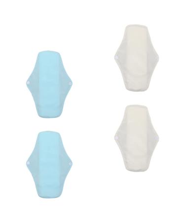 4 pieces women from mesh fabric Washable period tapes menstrual pad for girls reusable panty inserts exhaustive mesh feed aunt towel