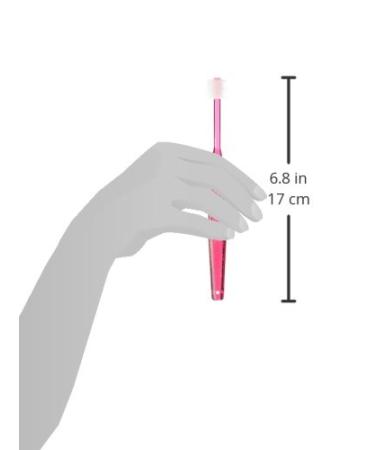Adult Soft Bristle Toothbrush - Round Micro-Fine Brush Head for Sensitive Oral Hygiene - Red, 1 Count - Buy Online on GoSupps.com