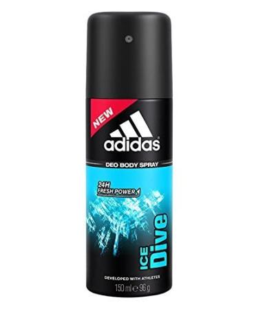 Adidas Ice Dive Deodorant 5 Fl Oz - 24 Hour Freshness for Athletes - Buy Online on GoSupps.com