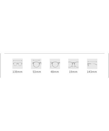 Zhuyiqz Clear Vision Anti-Highlight Reading Glasses | Stylish Round Computer Readers for Men & Women | (+200 C1) - Buy Online on GoSupps.com