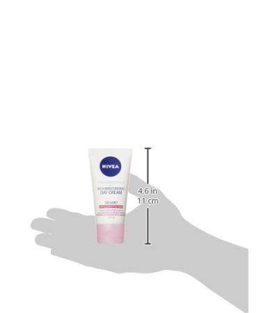 NIVEA Daily Essentials Rich Moisturising Day Cream SPF 15 - Hydrating 50ml for All Skin Types - International Shipping Available - Buy Online on GoSupps.com