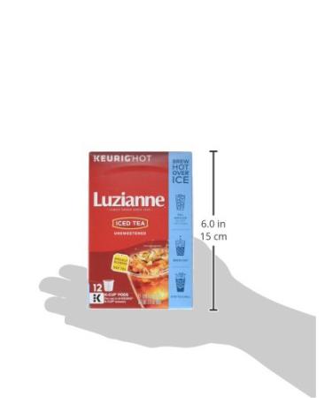 Luzianne Unsweetened Iced Tea K-Cup Pods - 12 Count - Buy Online on GoSupps.com