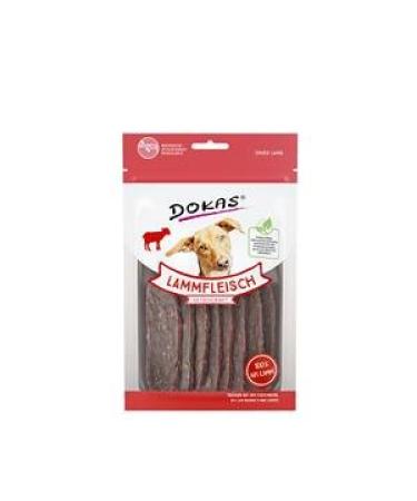 Dokas Dog Snack Lamb Dog Treats Dried Meat | 12 x 70 g