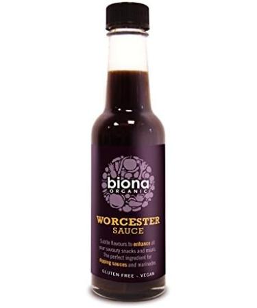 Biona Worcester Sauce 140ml - Organic and Vegan Friendly - Buy Online on GoSupps.com