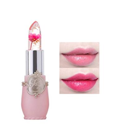 Seazoon Moisturizer Long-lasting Jelly Flower Lipstick Makeup Magic Color Changing Lipstick Lazy Lipstick Waterproof Crystal Lip Gloss Clear Lipstick 2