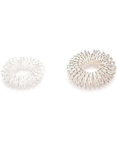 Chi Enterprise Premium Massagering Set - Anti-Stress & Acupressure Rings for Anxiety | Includes Large & Small Silver Rings | International Shipping Available - Buy Online on GoSupps.com