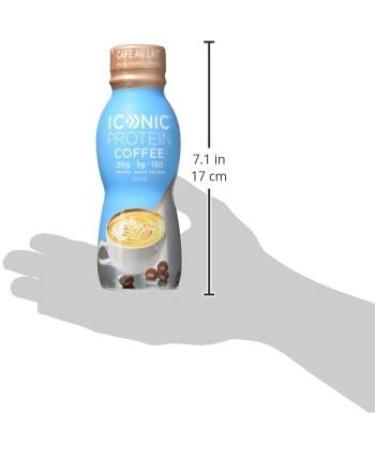 ICONIC Beverages Protein Drinks  Cafe Latte  Low Carb  High Protein  20G Protein + 180mg Caffeine  Grass Fed  Lactose Free  Gluten Free  Non-GMO  Kosher  Keto Friendly  11.5 Fl Oz (Pack of 12) - Buy Online on GoSupps.com