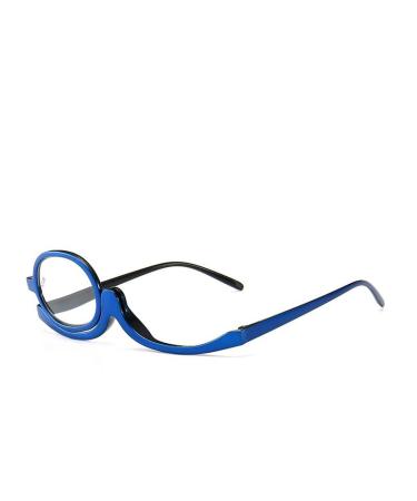 Make -up make -up glasses with foldable glasses reading glasses women make -up glasses make -up glasses make -up glasses make -up glasses reading glasses presbyopia glasses visual aid makeup reading glasses +3.0 blue