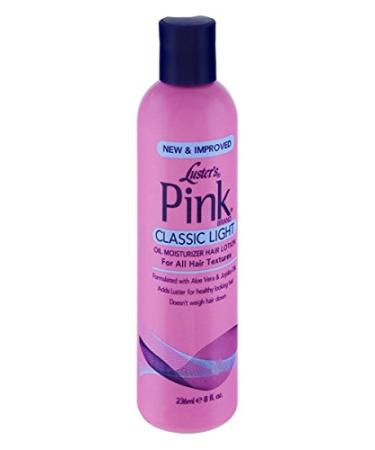 Luster's Pink Oil Moisturizer Hair Lotion Aloe Vera & Jojoba Oil 8 Fl Oz