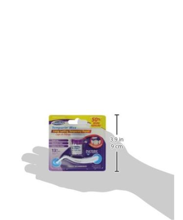 DenTek Temparin One Step Max Hold Cap Filling Treatment - Fast Tooth Repair Solution - Buy Online on GoSupps.com