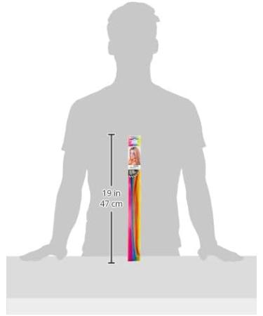 (PKT) Adult Rainbow Pride Hair Extension 38cm - Buy Online on GoSupps.com