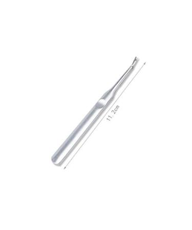 KDDOM 2 Pcs Stainless Steel Cuticle Pusher & Remover Set - Professional Dead Skin Fork Trimmer - Buy Online on GoSupps.com