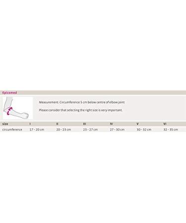 Medi Epicomed Elbow Bandage - Silver Size V | Compression Support for Tennis/Golfer's Elbow - Buy Online on GoSupps.com