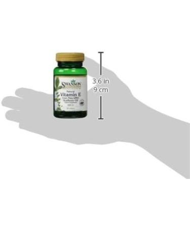 Swanson Natural Vitamin E 400 IU (268mg) Non-GMO Sunflower Oil - 60 Softgels - Buy Online on GoSupps.com