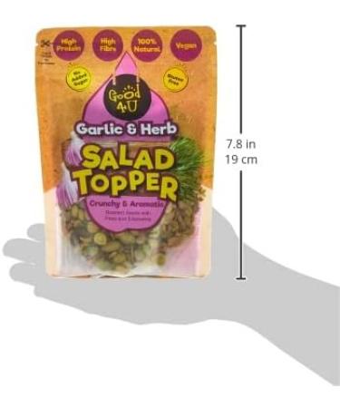 Good4U Roasted 100% Natural Salad Topper Garlic Mixed Seed with Garlic Herbs-High Protein and Gluten Free 8x125g - Buy Online on GoSupps.com