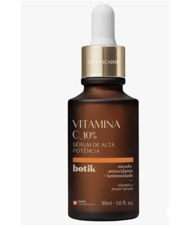 Botic rio S rum Vitamine C 10% Haute Puissance Antioxydant et Luminosit 30ml Swiss Technology