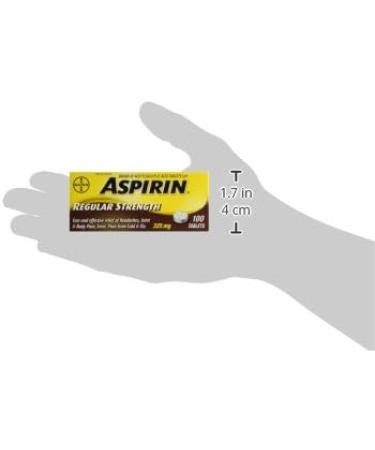 ASPIRIN Regular Strength Tablet 325 mg 100 tablets - Buy Online on GoSupps.com
