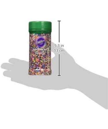 Wilton Rainbow Nonpareils 7.5oz - Vibrant Food Decorative for Baking & Decorating - Buy Online on GoSupps.com