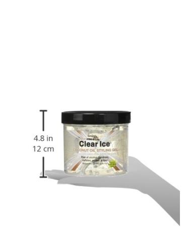 Ampro Clear Ice Coconut Oil Styling Gel - 32 oz | Strong Hold and Shine - Buy Online on GoSupps.com