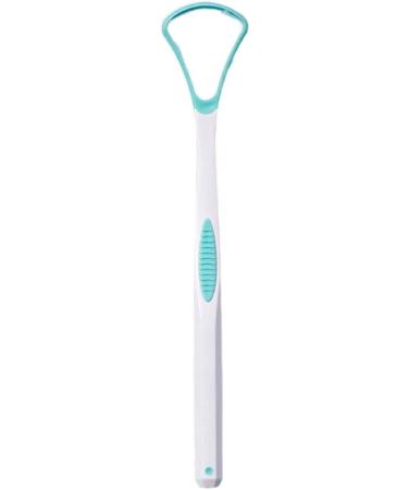 Premium Suioppyuw Tongue Scraper - Soft Silicone Mouth Tool for Adults & Kids - Effective Oral Hygiene Brush in Blue - Buy Online on GoSupps.com
