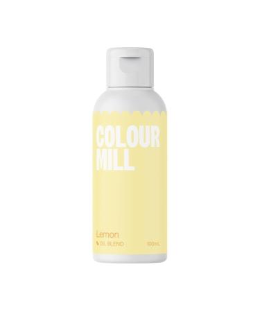Colour Mill *Bulk Large 100ML* Next Generation Oil Based Food Colouring for Baking Decorating Icing and Cooking Food Dye DIY Slime and Crafts Making 100ml Lemon