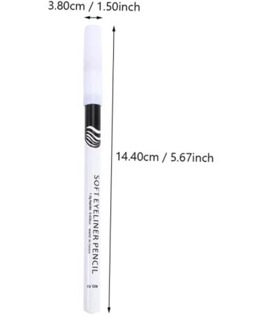 HAPINARY 72 Pcs Eyeliner Pencil Girl Eye Makeup Accessories Eye Line Pencils Brow Pencil White Wooden Pole - Buy Online on GoSupps.com