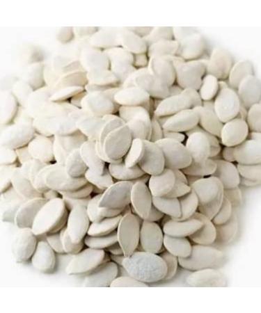 Roasted and Salted Oregon Squash Seeds White Pumpkin Seeds in Shell (1 Pound) 1 Pound (Pack of 1)