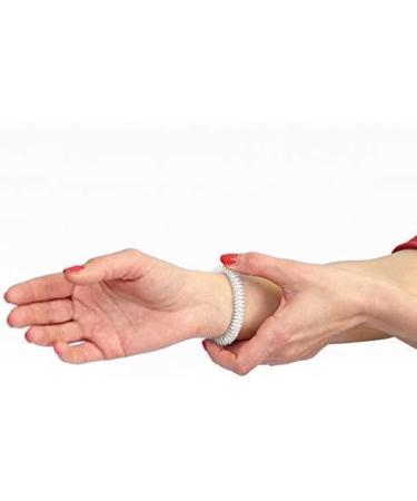 Chi Enterprise Premium Massaging Set | Anti-Stress Bracelet & Acupressure Ring | Anxiety Relief | Silver Wrist & Finger Wellness - Buy Online on GoSupps.com