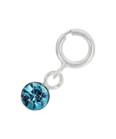 Nail Piercing Silver With Stone Turquoise - 925 Sterling Silver - Nail Art Finger Foot