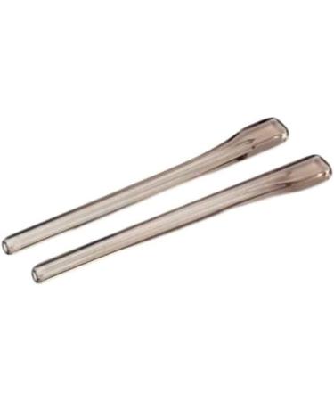 Deebow Glasses spare bar eyewear leg 2 pairs of light green transparent glasses end tips iron-replacement ear stockings pipes for thin metal glasses legs