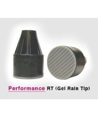 Thomas Fetterman Performance Crutch & Cane Rain Tip 2-3/8 Inch Base Diameter Black with Gray Tread Pair - Fits Crutches 7/8 to 1 Inch Crutch Shafts - Buy Online on GoSupps.com