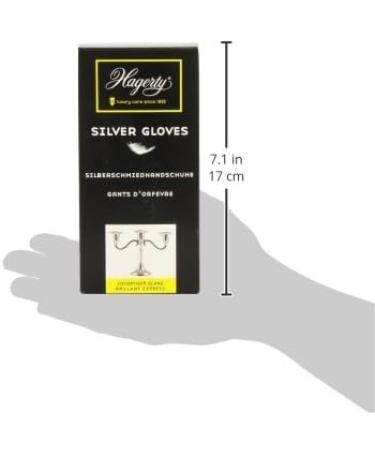 Hagerty Silver Gloves - Tarnish Protection, 1 Pair of Impregnated Cotton Polishing Gloves - Buy Online on GoSupps.com
