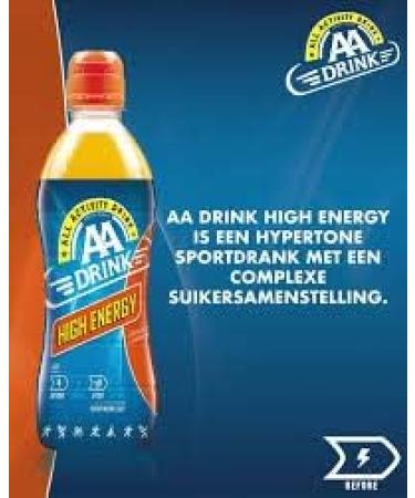  AA Drink AA Drink High Energy Drink Sports Drink 500ml - Buy Online on GoSupps.com