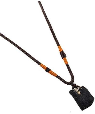 1PC Raw Natural Quartz Crystal Stone Accessories 25-30mm Mini Black Tourmaline Pendant Protection Gemstone Rock Home Decor Home Goods - Buy Online on GoSupps.com