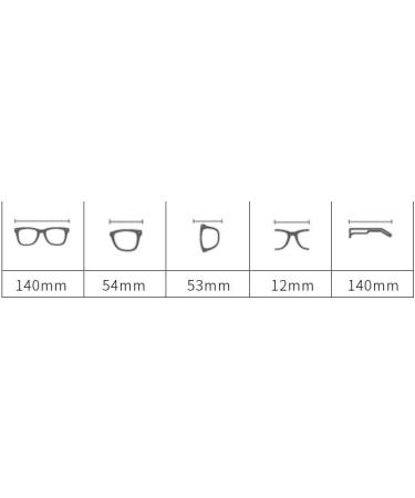 Fuqinqingoz Oversized Fashionable Reading Glasses | Anti-Blue Light +350 Green | Tiredness Alleviation & Flat Light Mirror - Buy Online on GoSupps.com