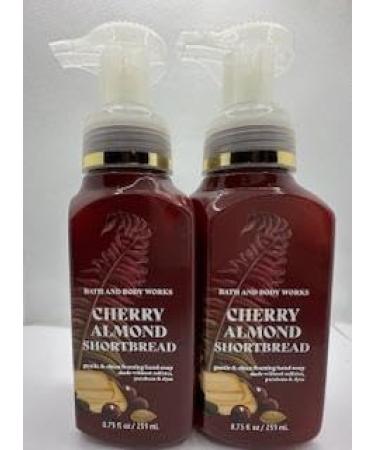 Set of 2 Cherry Almond Shortbread Gentle & Clean Foaming Hand Soap 8.75 Ounce Red